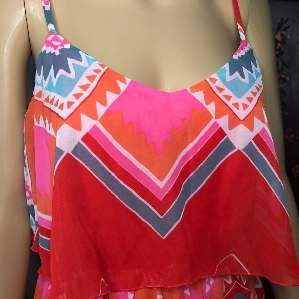 Deb Mini Dress Colorful, Sz M - Picture 3 of 5